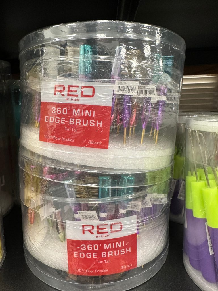 Red 3IN1 Mini Edge Brush