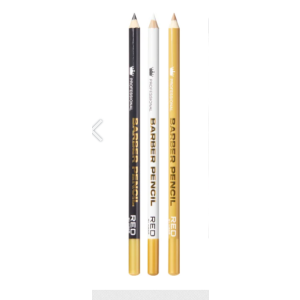 Black Ice Professional Barber Pencil Set 3pcs - Black White Tan/Nude