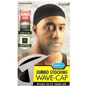 Jumbo Wave Cape#11159 Blk