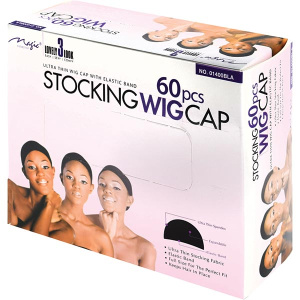 BULK STOCKING WIG CAP [BLACK](60/24PK/CS)