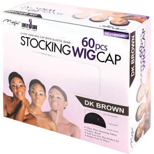 STOCKING WIG CAP [DK.BROWN] (60/24PK/CS)