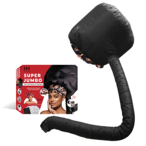 Hot & Hotter Super Jumbo Heat Cap Dryer Attachment, 1 Count Dryer Conditioning Cap, Black
