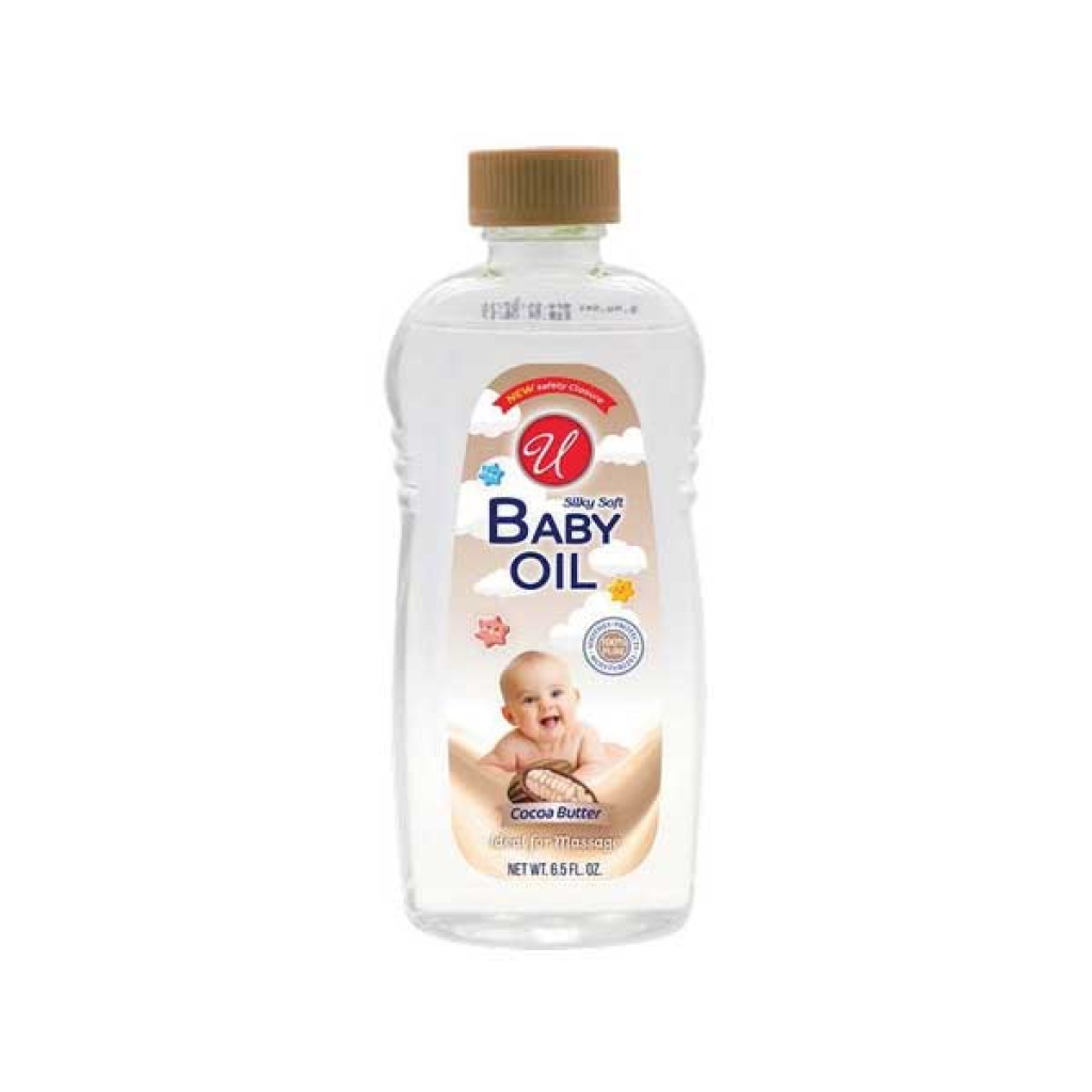 BABY OIL W/COCOA BUTTER 6.5oz