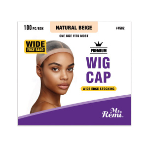Ms. Remi Wide Band Wig Cap Value Pack, 100 Count, Natural Beige