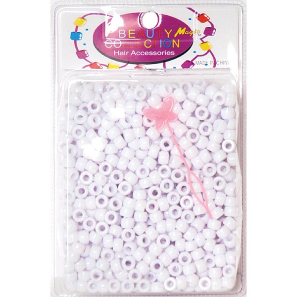 ROUND BEAD 1000Count WHITE(6/5DZ/CS)
