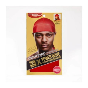 (HDUPPS04) RED SPANDEX DURAG RED