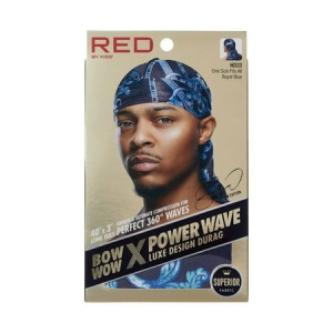 (HDUPPL03) RED LUXE DURAG ROYAL BLUE