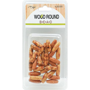 WOOD BEAD DESIGN ASSORT(24 DZ/CS)