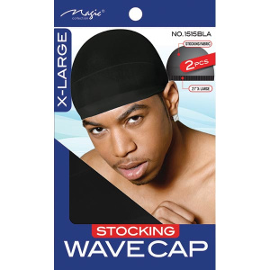 STOCKING WAVE CAP BLACK (40/CS)(21*10*16)