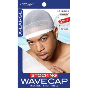 STOCKING WAVE CAP WHITE(40/CS)