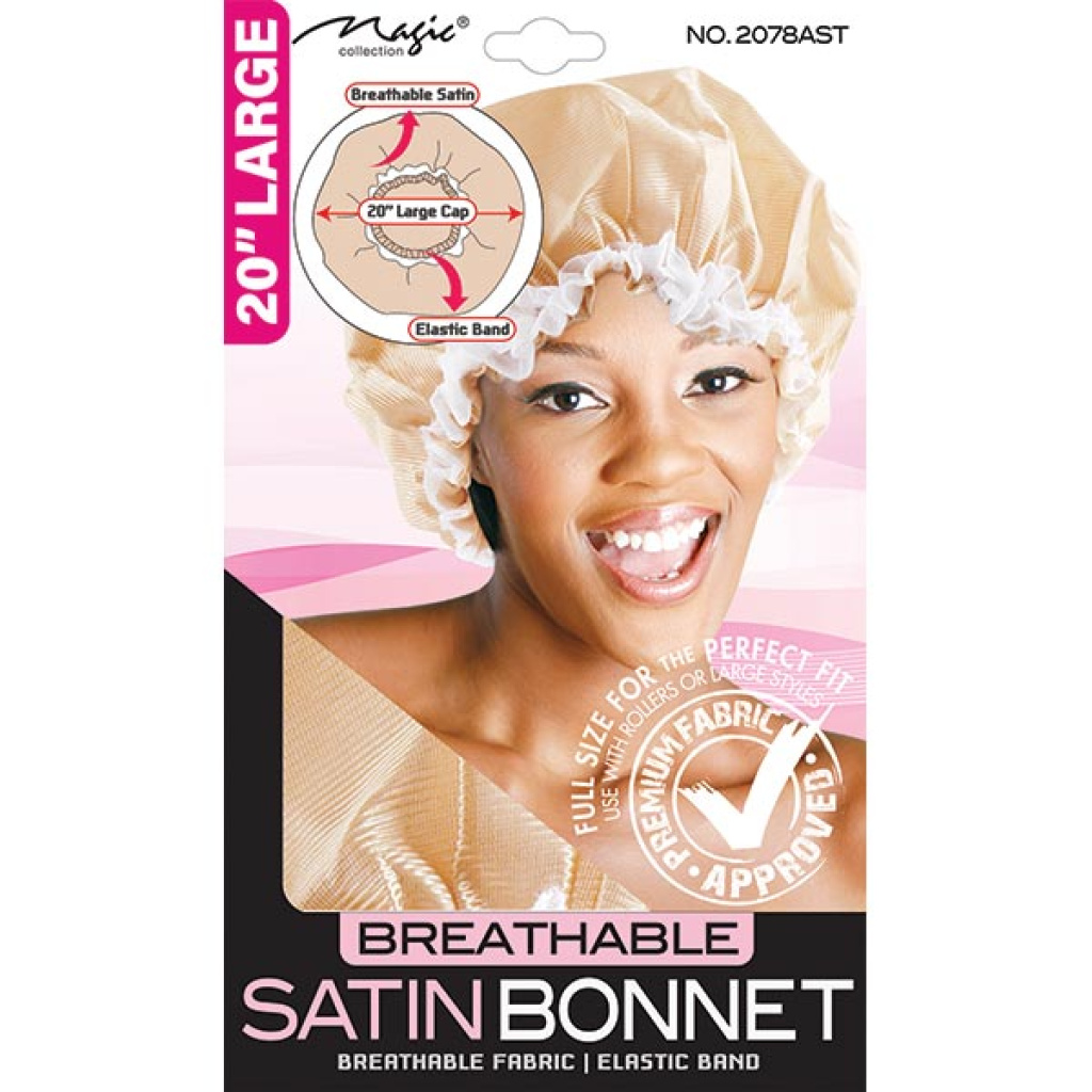 SATIN BONNET ASSORT(36/CS)