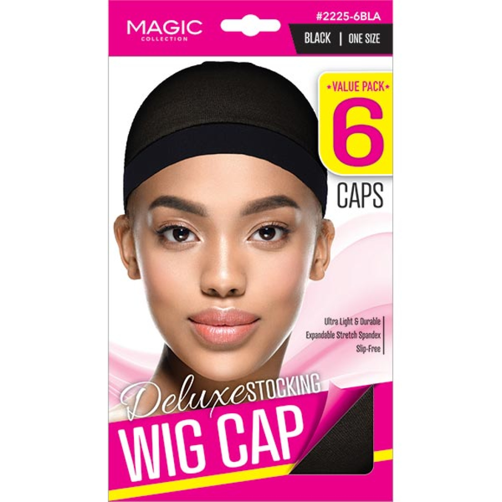 STOCKING WIG CAP BLACK 6/PCS(24/CS)** 36BX/PALLET**