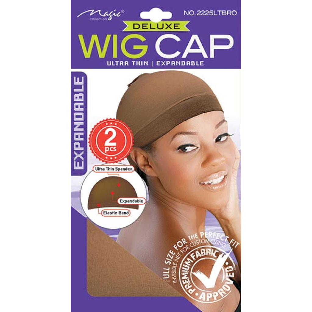 STOCKING WIG CAP LIGHT BROWN (40/CS)