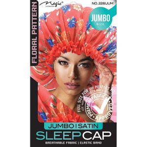 FLORAL SLEEP CAP ASSORT JUMBO (36/CS)