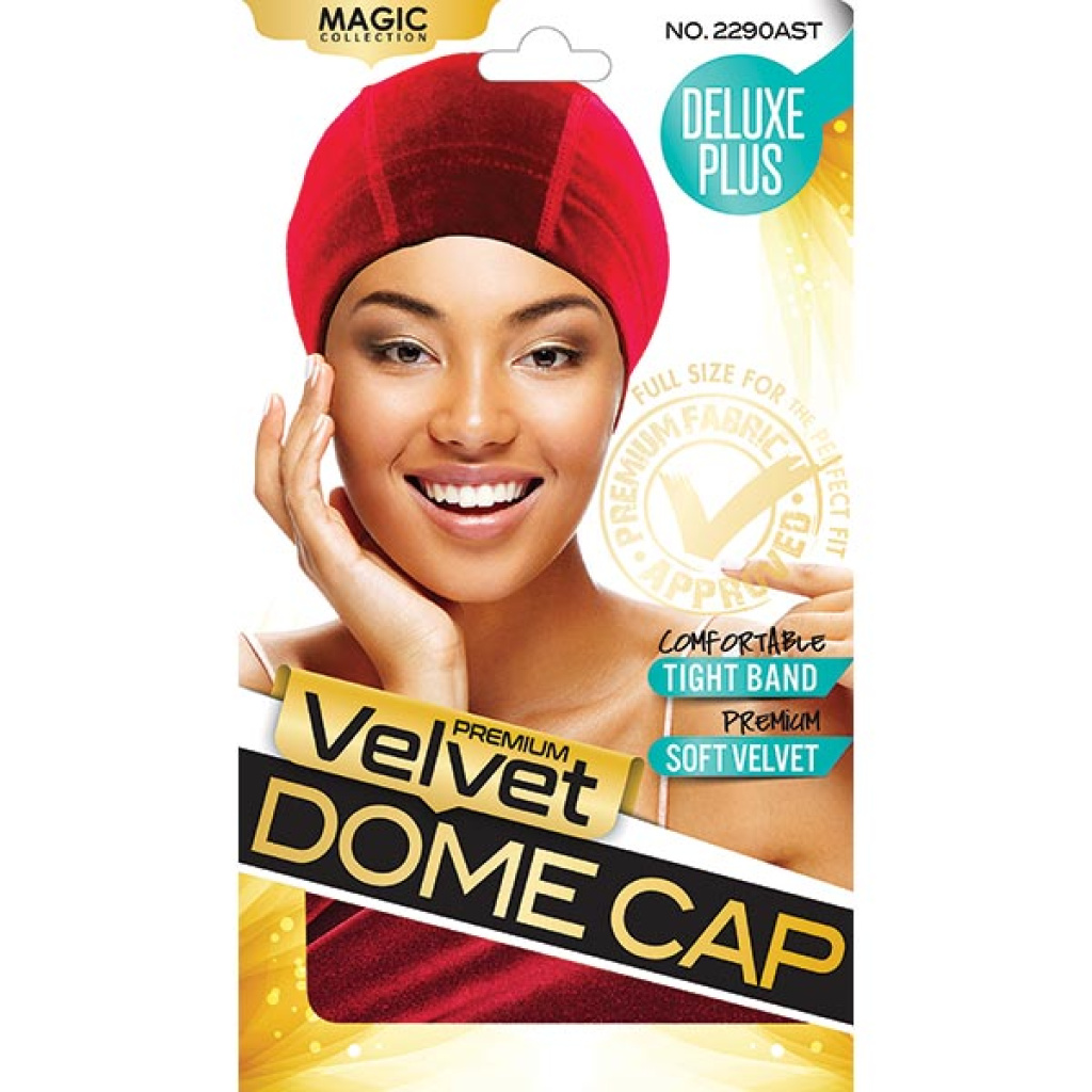 VELVET DOME CAP (ASSORT)(12DZ/CS)