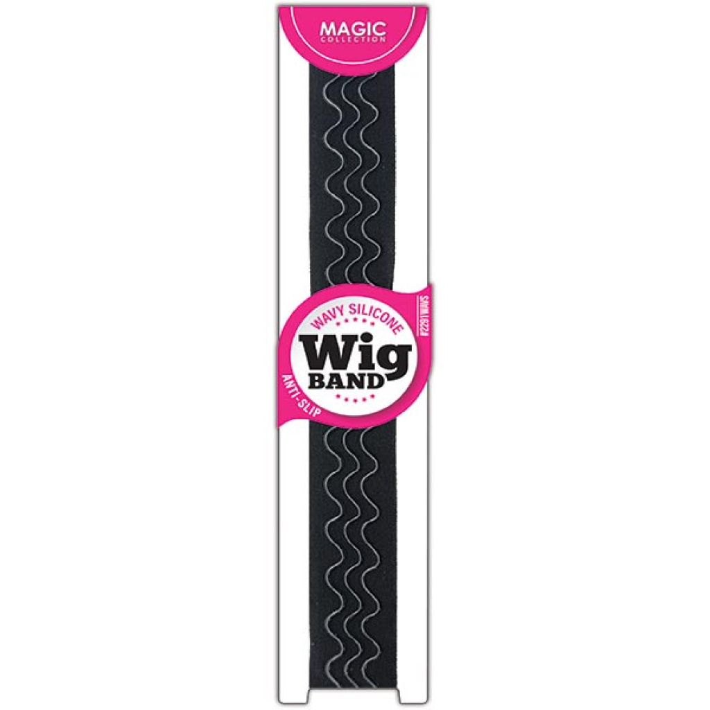 WAVY SILICONE WIG BAND (48DZ/CS)