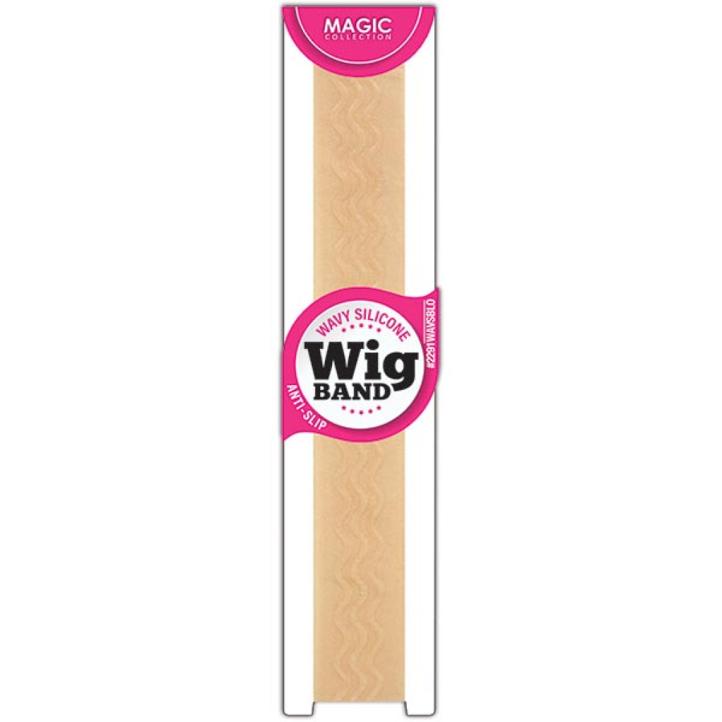 WAVY SILICONE WIG BAND **BLONDE**(48DZ/CS)