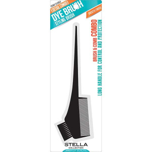 Comb-COMBO DYE BRUSH BLACK(24/CS)