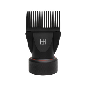 Hot & Hotter 2 in 1 Twist & Lock Concentrator Pik Hair Dryer Attachment, 1 Count, Black
