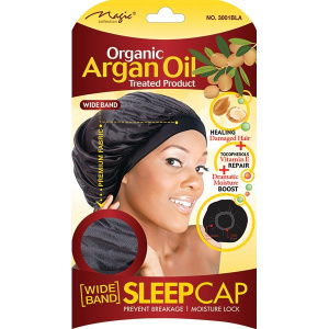 ARGAN OIL SLEEP CAP BLACK (12DZ/CS)