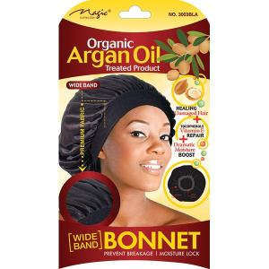 ARGAN OIL BONNET BLACK (12DZ/CS)