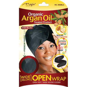 ARGAN OIL OPEN WRAP BLACK WIDE (12DZ/CS)