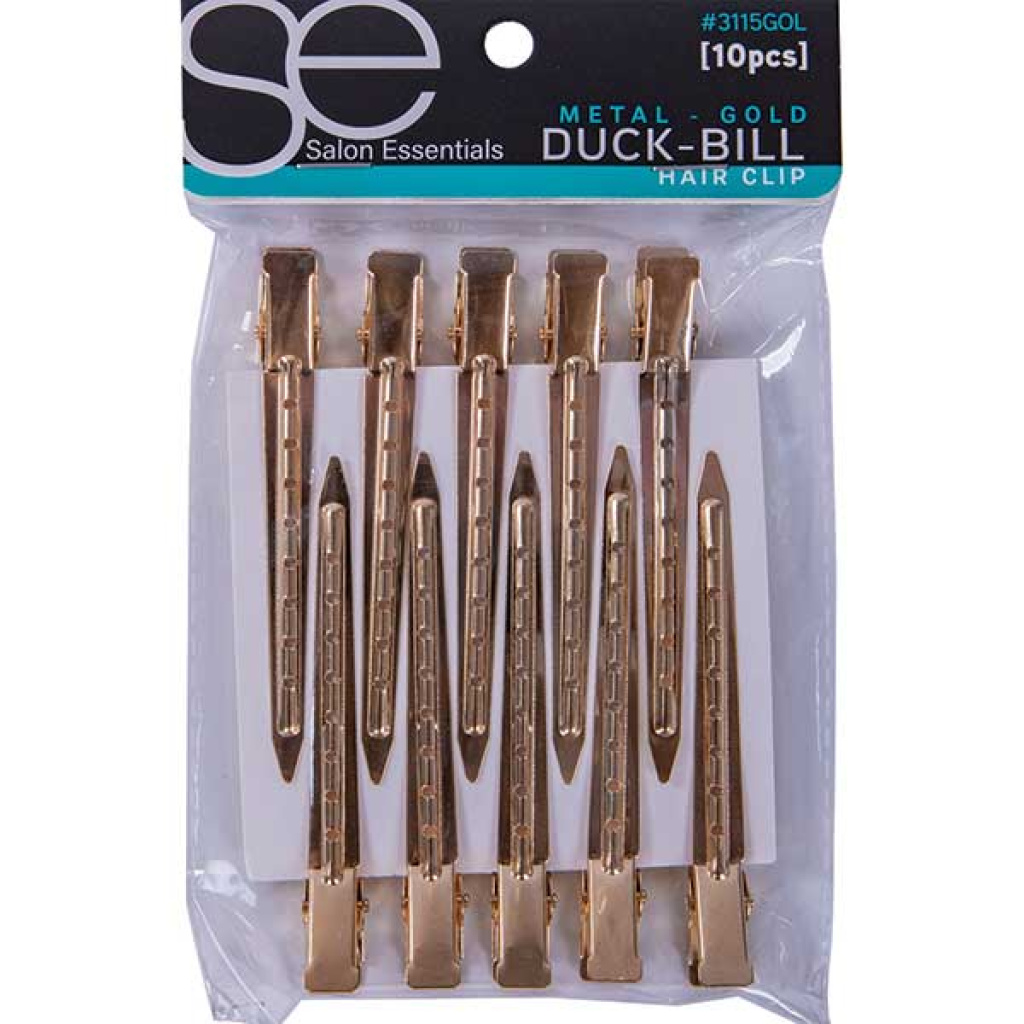 DUCKBILL CLIPS 12PCS [GOLD]