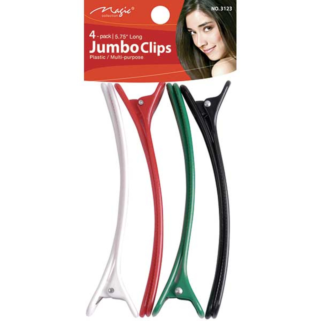 CLIPS JUMBO CLIPS PLASTIC MULTI-PURPOSE 5.8"(24DZ/CS)