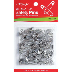 SAFETY PIN SIZE 3(70PC/EA, 24DZ/CS)