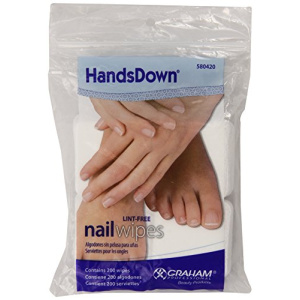 HANDSDOWN NAIL WIPES LINT-FREE