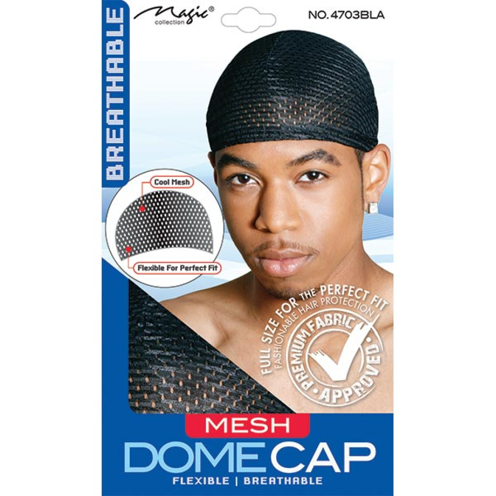 MESH DOME CAP BLACK(36/CS)