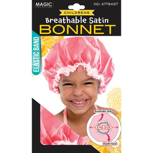 KID'S SATIN BONNET ASSORT(36/CS)