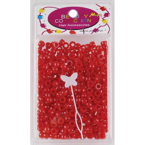 ROUND BEAD 8mm RED(10/24/CS)[******]