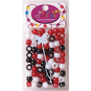 ROUND BEAD 70 BLACK RED WHITE (12DZ/CS)