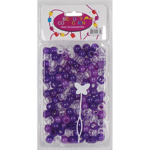 ROUND BEAD 70 LARGE PURPLE ASST (240/6/12)