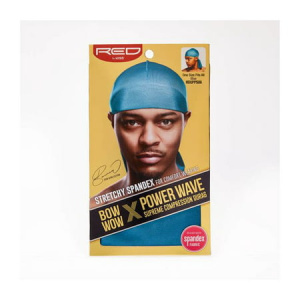 (HDUPPS06) RED SPANDEX DURAG BLUE
