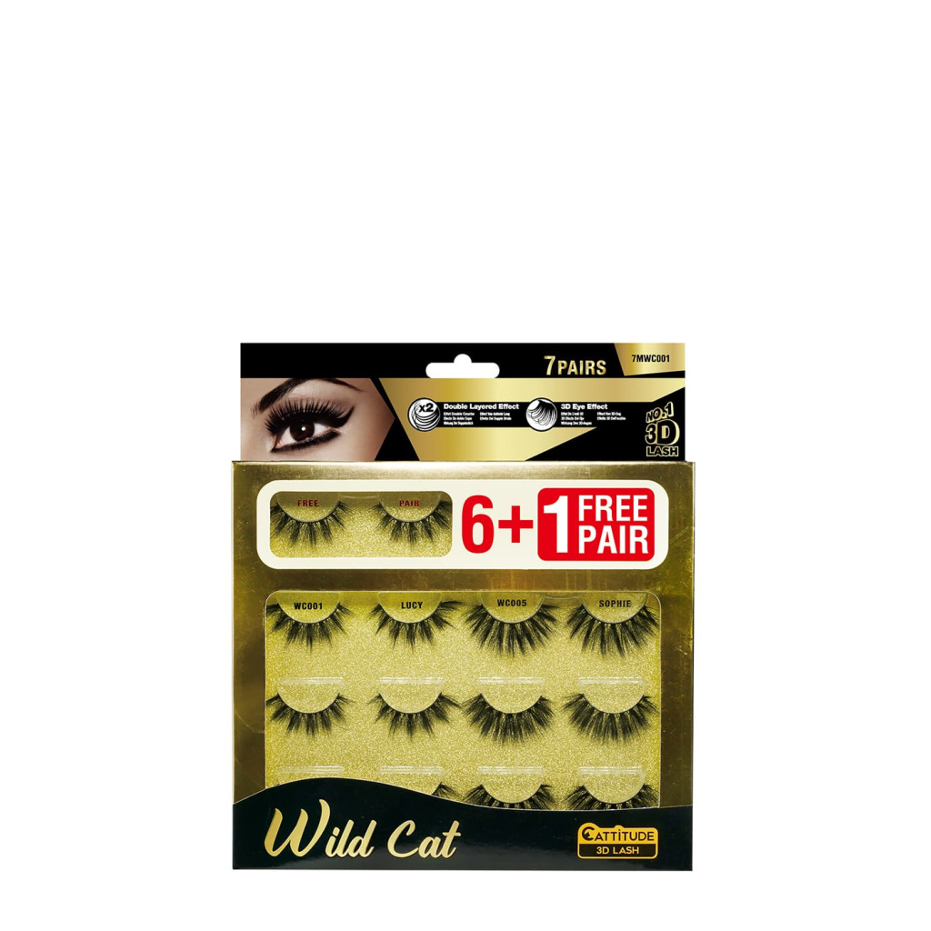 7 PAIRS MEGA LASH - WILD CAT