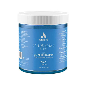 ANDIS DISINFECTANT BLADE CARE PLUS 7-IN-1 JAR 16OZ (12/CS)