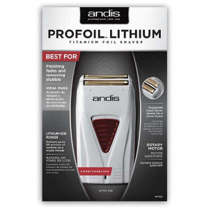 [USE: AD17235] ANDIS SHAVER PRO FOIL LITHIUM ION [GREY]