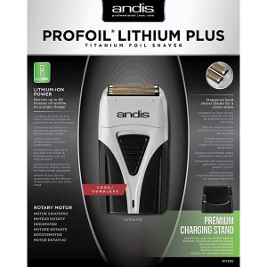 [USE AD17255] ANDIS SHAVER PRO FOIL LITHIUM ION PLUS [BLACK]