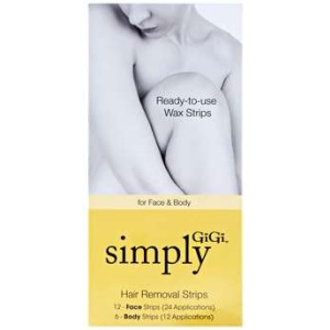 GIGI PRE-WAXED STRIPS FACE/BODY