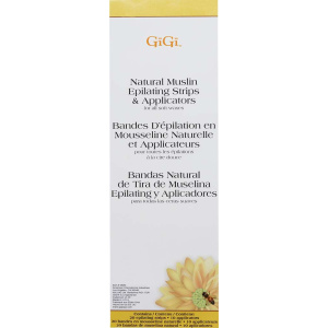 GIGI STRIPS NAT MUSLIN EP W APPLICATORS