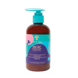 AS I AM BORN CURLY LEAVE IN CONDITIONER DETANGLER 8OZ