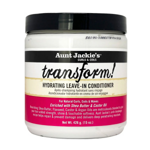 AUNT JACKIE'S TRANSFORM LEAVE IN CONDITIONER 15OZ (6/CS) *NEW*