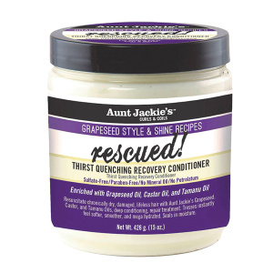 AUNT JACKIE'S GRAPESEED CONDITIONER JAR (15OZ) [RESCUED] (6/CS)