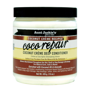 AUNT JACKIE'S COCONUT CREME DEEP CONDITIONER (15OZ) [COCO REPAIR] (6/CS)