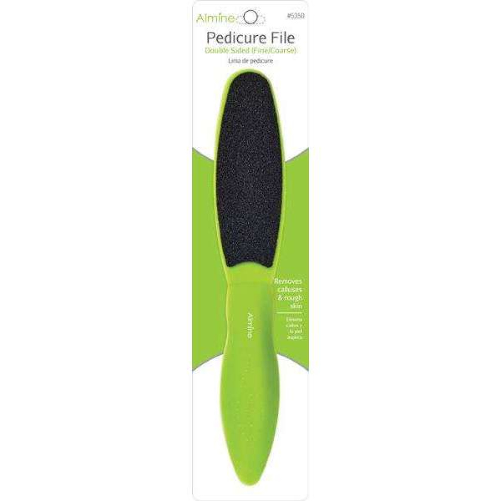 Almine 2 Sided Pedicure File, 1 Count, Assorted Colors