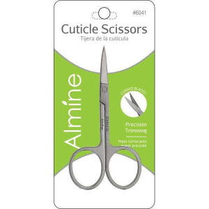 Almine Cuticle Scissors Fine, 1 Count, Silver