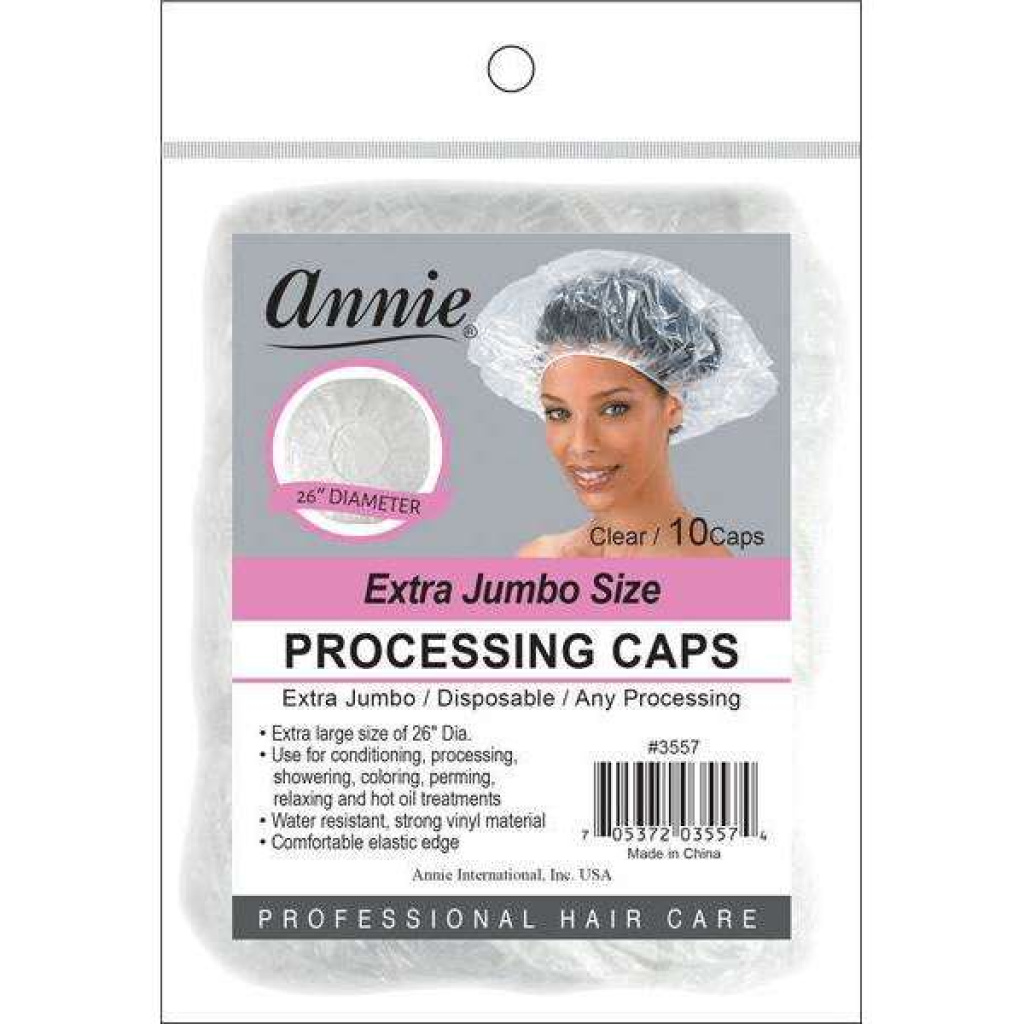 Annie Processing Caps X-Jumbo Size, 10 Count, Clear