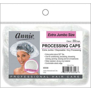 Annie Processing Caps X-Jumbo Size, 30 Count, Clear